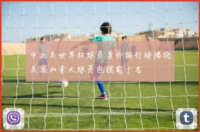中北美世界杯球员身价排行榜揭晓美国加拿大球员包揽前十名